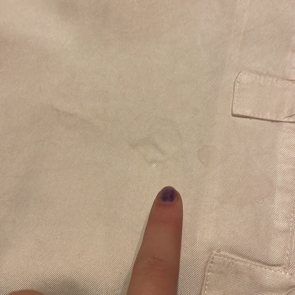 Soft Surroundings White Silk Button Down Front‎ Long Sleeve Woman’s Top - Picture 6 of 8